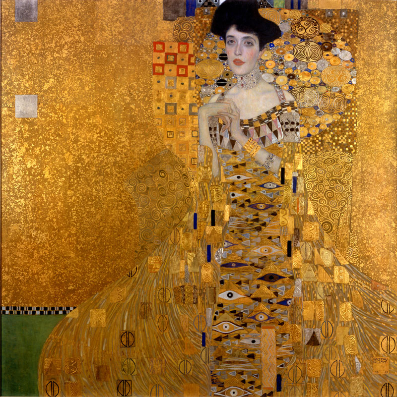 Portrait of Adele Bloch-Bauer I by Gustav Klimt (1907)